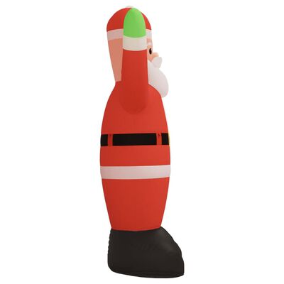 vidaXL Aufblasbarer Weihnachtsmann mit LEDs 620 cm