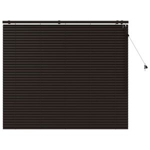 vidaXL Venezianische Jalousie Dunkelbraun 145 x 130 cm 35 mm