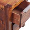 vidaXL Nachttisch Massivholz Akazie Braun 45x42x58 cm