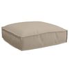 vidaXL Pallet Kissen für geeigneten Sitz Taupe 50 x 50 x 12 cm