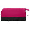vidaXL Pferdedecke Rosa und Schwarz 165 cm Polyester