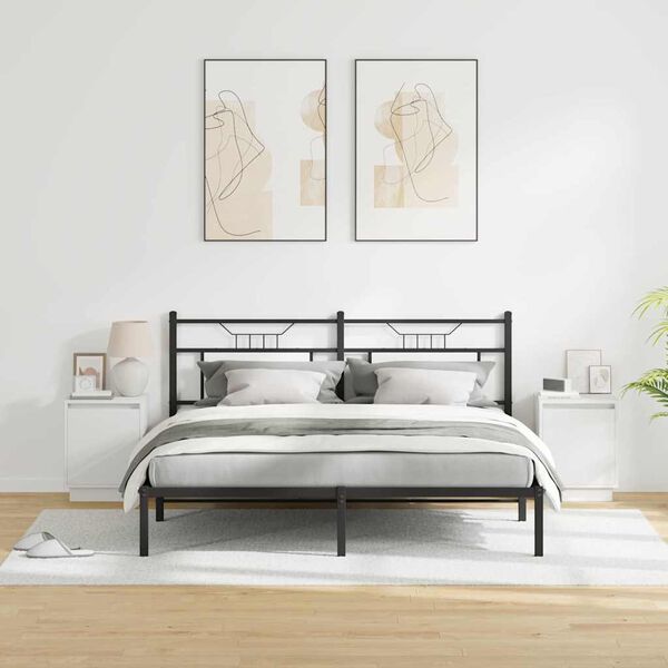 vidaXL Nachttisch 2 pcs Wei&szlig; 39 x 34,5 x 50 cm Holzwerkstoff