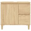 vidaXL Badschrank Sonoma-Eiche 65x33x60 cm Holzwerkstoff