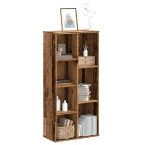 vidaXL B&uuml;cherregal Altholz-Optik 50x25x105 cm Holzwerkstoff