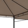 vidaXL Pavillon mit Doppelt Erweiterten Dächern 3x3x2,75 cm 180 g/m²
