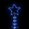 vidaXL LED Weihnachtsbaum 447 LEDs Blau 250 cm
