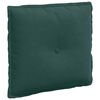 vidaXL R&uuml;ckenkissen Dunkelgr&uuml;n 50 x 45 cm Cordstoff