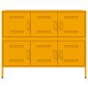 vidaXL Sideboard Senfgelb 100,5x39x79 cm Stahl