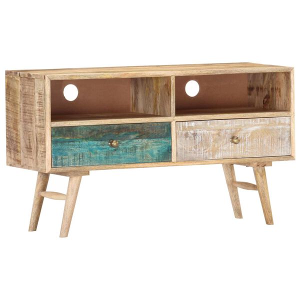 vidaXL TV-Schrank 88 x 30 x 50 cm Massivholz Mango