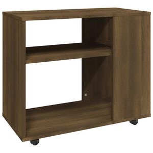 vidaXL Beistelltisch Braun Eiche 70x35x60,5 cm Holzwerkstoff