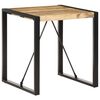 vidaXL Esstisch 70x70x75 cm Raues Mango-Massivholz