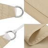 vidaXL Sonnensegel Oxford-Gewebe Rechteckig 4x7 m Beige
