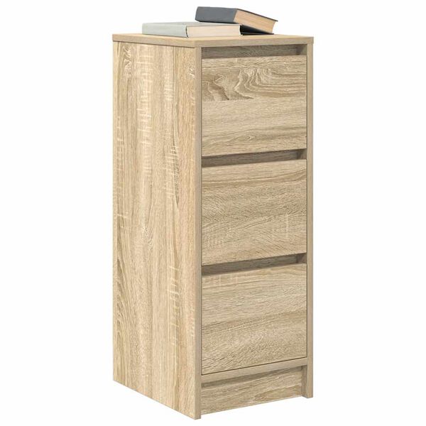 vidaXL Sideboard Sonoma-Eiche 29,5x34x76 cm Holzwerkstoff