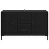 vidaXL Sideboard Schwarz Eichen-Optik 100 x 36 x 60 cm Holzwerkstoff