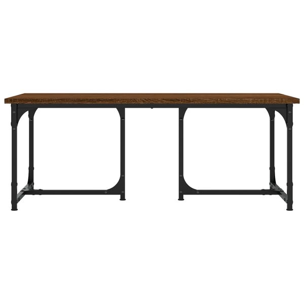 vidaXL Couchtisch Braun Eichen-Optik 90x50x35 cm Holzwerkstoff
