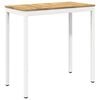 vidaXL Gartenbar-Tisch NAARDEN Wei&szlig; 108,5 x 55 x 105 cm