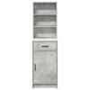 vidaXL Highboard Beton Grau 40 x 40,5 x 135 cm Holzwerkstoff