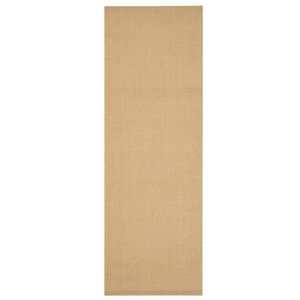 vidaXL Teppich Natur Sisal 66x200 cm