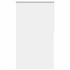 vidaXL Verdunkelungsrollo Wei&szlig; 130x230cm Stoffbreite 126,6cm Polyester