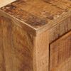 vidaXL Beistellschrank Braun 70 x 38 x 63 cm massives Mangoholz