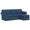 vidaXL Sofa 180cm Blau Metall