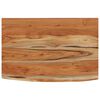 vidaXL Wandregal 70x40x3,8 cm Rechteckig Massivholz Akazie Baumkante