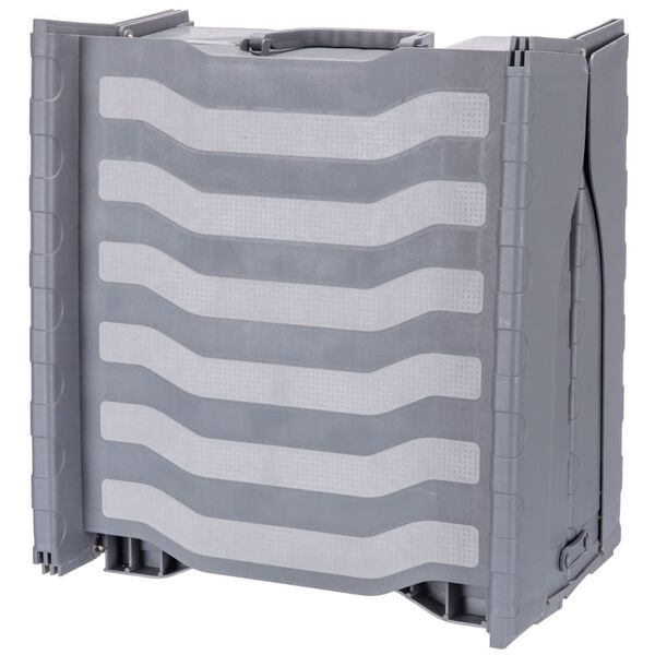 TRIXIE 3-fach klappbare Haustierrampe 39 x 150 cm Grau 3947676