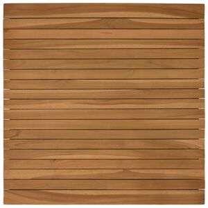 vidaXL Tischplatte 70 x 70 x 3,5 cm Quadratisch Massives Teakholz