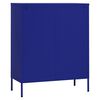 vidaXL Lagerschrank Marineblau 80x35x101,5 cm Stahl