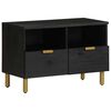 vidaXL TV-Schrank Schwarz 70x33x46 cm Holzwerkstoff