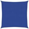 vidaXL Sonnensegel 160 g/m&sup2; Quadratisch Blau 3,6x3,6 m HDPE