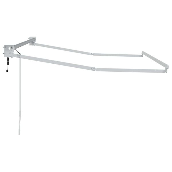 vidaXL Elektrisches Markisenrahmen Wei&szlig; 2,5 x 2 m Aluminium
