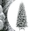 vidaXL K&uuml;nstlicher Weihnachtsbaum Beschneit 180 cm PVC&PE