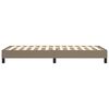 vidaXL Boxspringbettgestell Taupe 90x200 cm Stoff