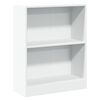 vidaXL B&uuml;cherregal Wei&szlig; 60x24x76 cm Holzwerkstoff