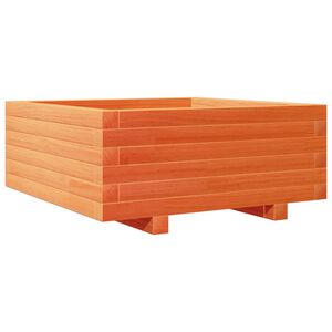 vidaXL Pflanzk&uuml;bel Wachsbraun 60x60x26,5 cm Massivholz Kiefer
