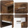 vidaXL Holzschrank Geräucherte Eiche 150 x 39 x 30 cm Holzwerkstoff
