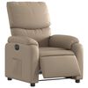 vidaXL Relaxsessel Elektrisch Cappuccino-Braun Kunstleder