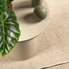 vidaXL Teppich ZIZUR Beige 140x200 cm Jute-Optik Indoor und Outdoor