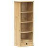 vidaXL CD-Schrank Corona 40x30x110 cm Massivholz Kiefer
