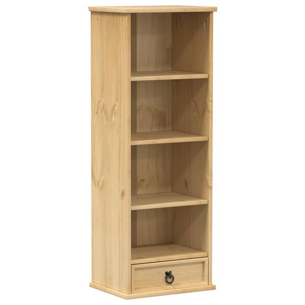 vidaXL CD-Schrank Corona 40x30x110 cm Massivholz Kiefer
