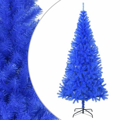 vidaXL Künstlicher Weihnachtsbaum mit Ständer Blau 180 cm PVC