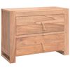 vidaXL Sideboard 80×35×60 cm Massivholz Teak