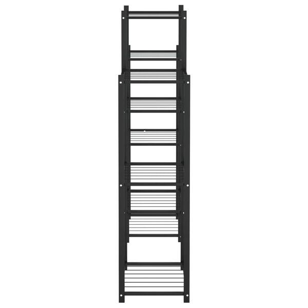 vidaXL Blumenst&auml;nder 83x25x100 cm Schwarz Eisen