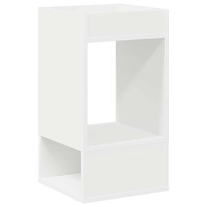 vidaXL Beistelltisch Wei&szlig; 30 x 30 x 56 cm Holzwerkstoff