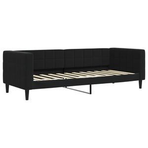 vidaXL Tagesbett Schwarz 80x200 cm Samt