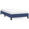 vidaXL Bettgestell ohne Matratze Blau 80x200 cm Stoff
