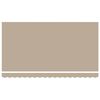 vidaXL Einziehbare Markise Beige 400 x 200 cm Stoff