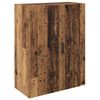 vidaXL Wandschrank 2 pcs Altholz 69,5 x 34 x 90 cm Holzwerkstoff
