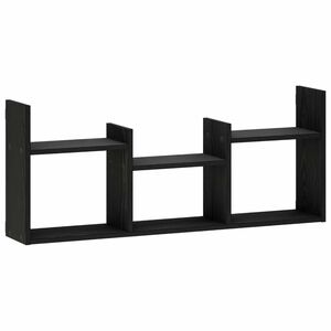 vidaXL Wandregal Schwarz Eichen-Optik 97.5 x 17 x 40 cm Holzwerkstoff